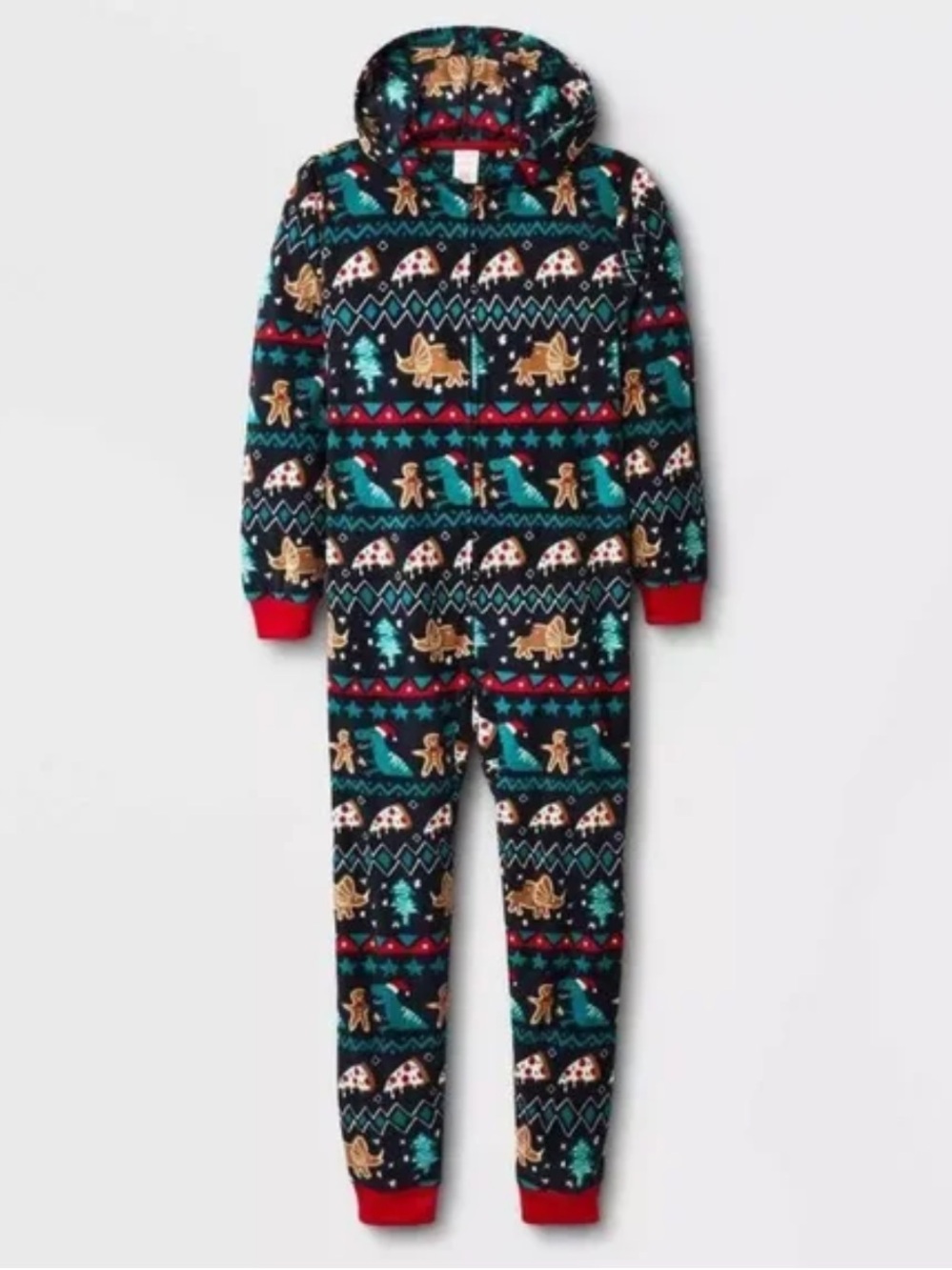 Cat & Jack Children's Holiday One-Piece Pajama - gamer fair isle